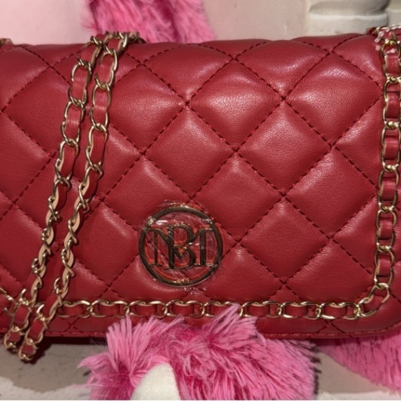 BADGLEY MISCHKA CROSSBODY BAG NWT RED OR PUTTY - Picture 3 of 11